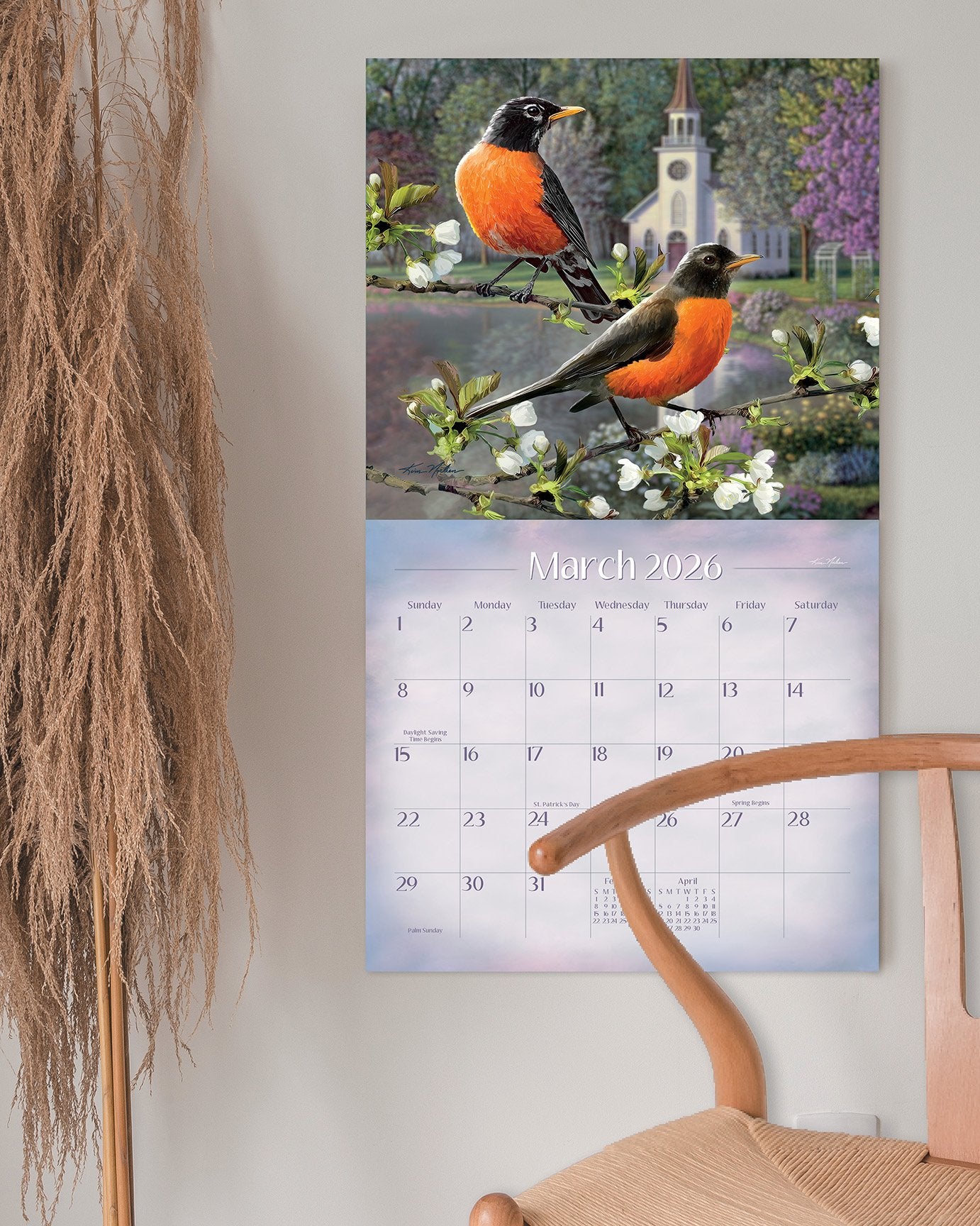 2026 Legacy Peace And Tranquility - Deluxe Wall Calendar