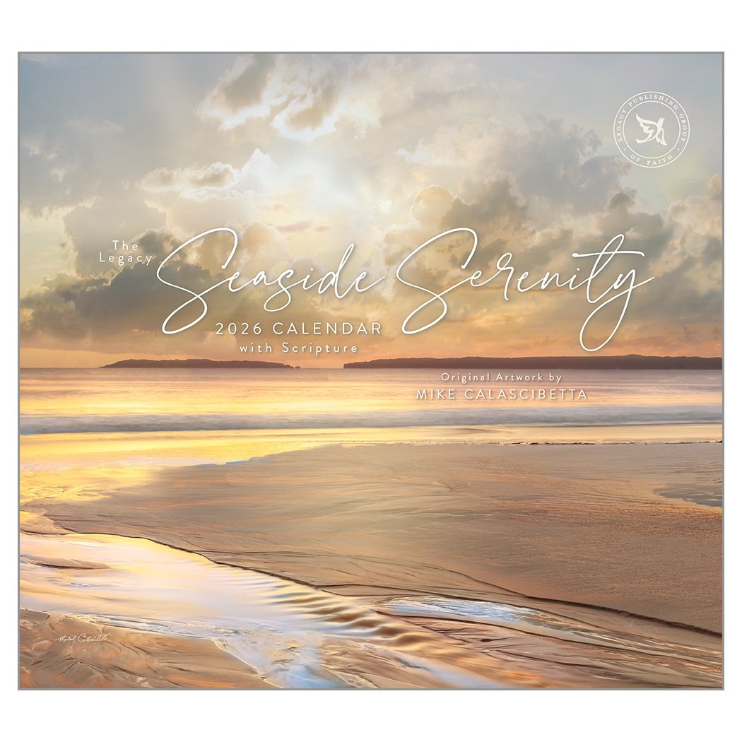 2026 Legacy Seaside Serenity - Deluxe Wall Calendar