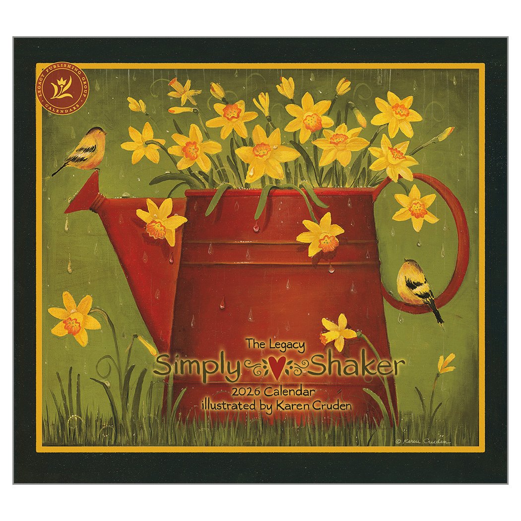 2026 Legacy Simply Shaker - Deluxe Wall Calendar