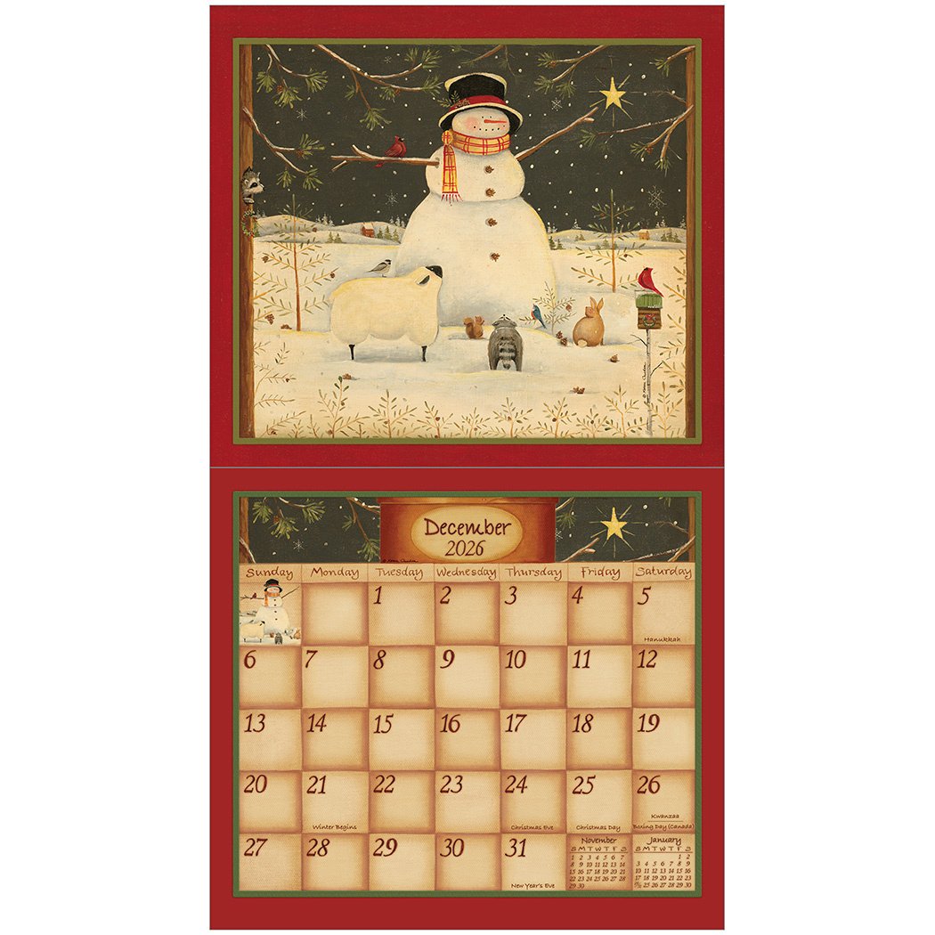 2026 Legacy Simply Shaker - Deluxe Wall Calendar