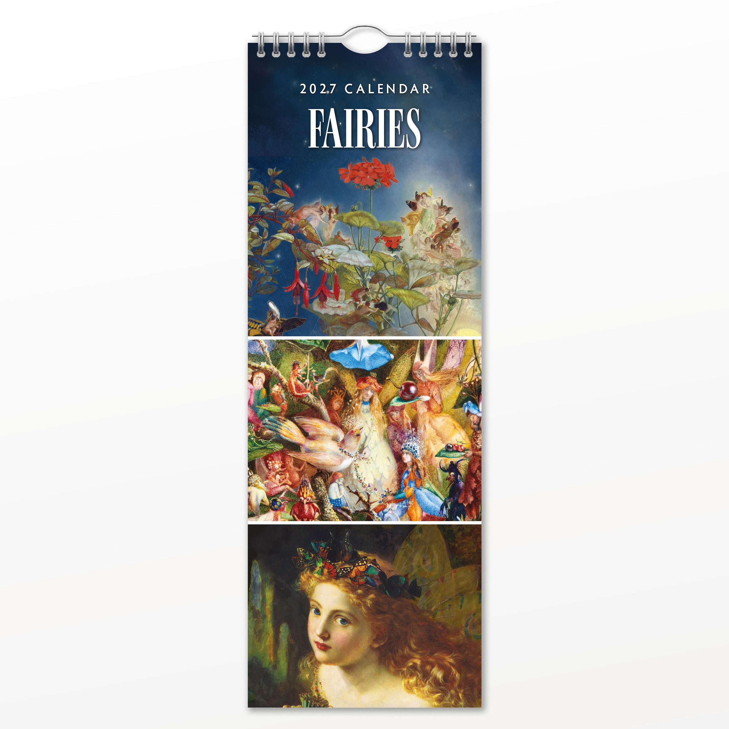 2027 Fairies - Slim Wall Calendar