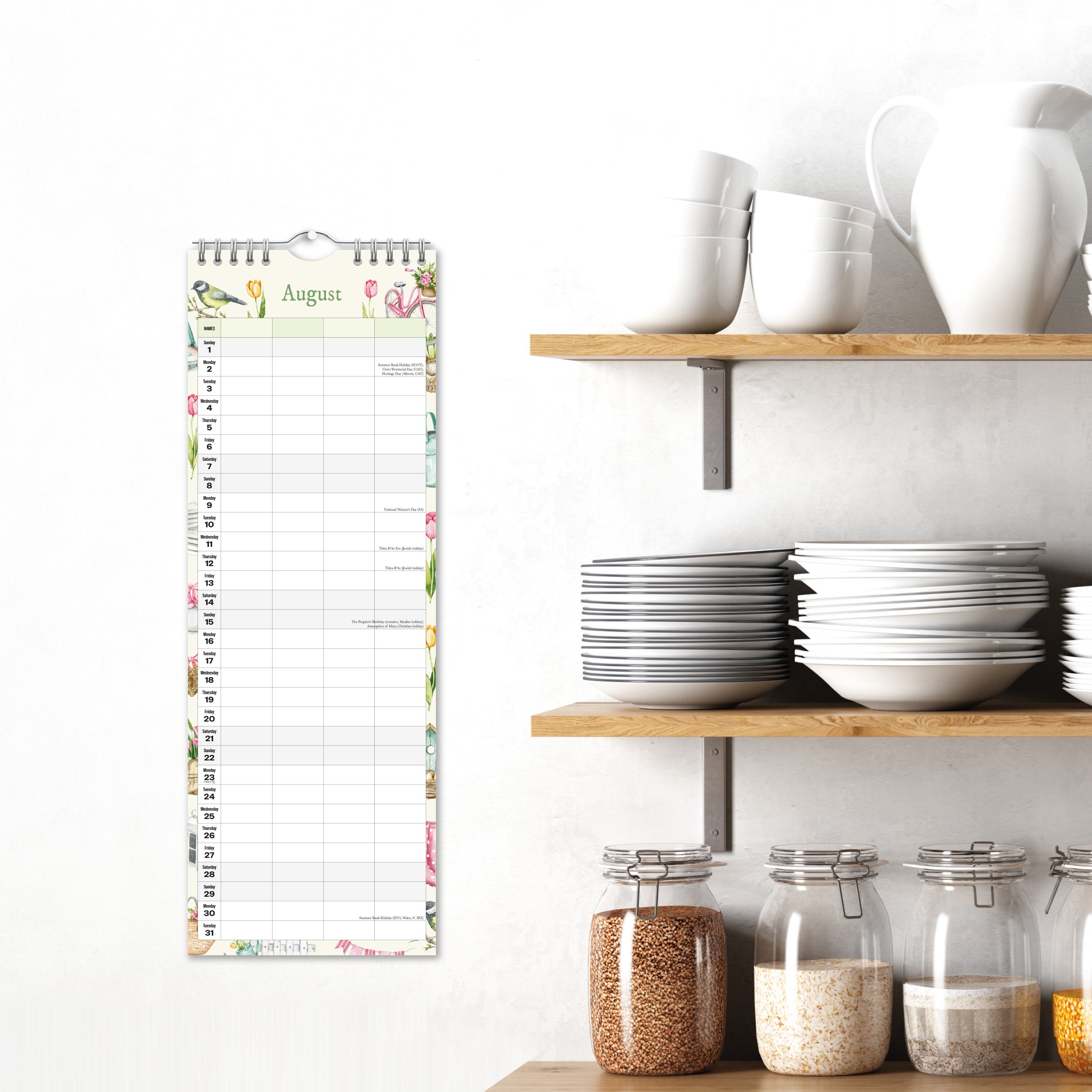 2027 Garden Life - Slim Wall Calendar