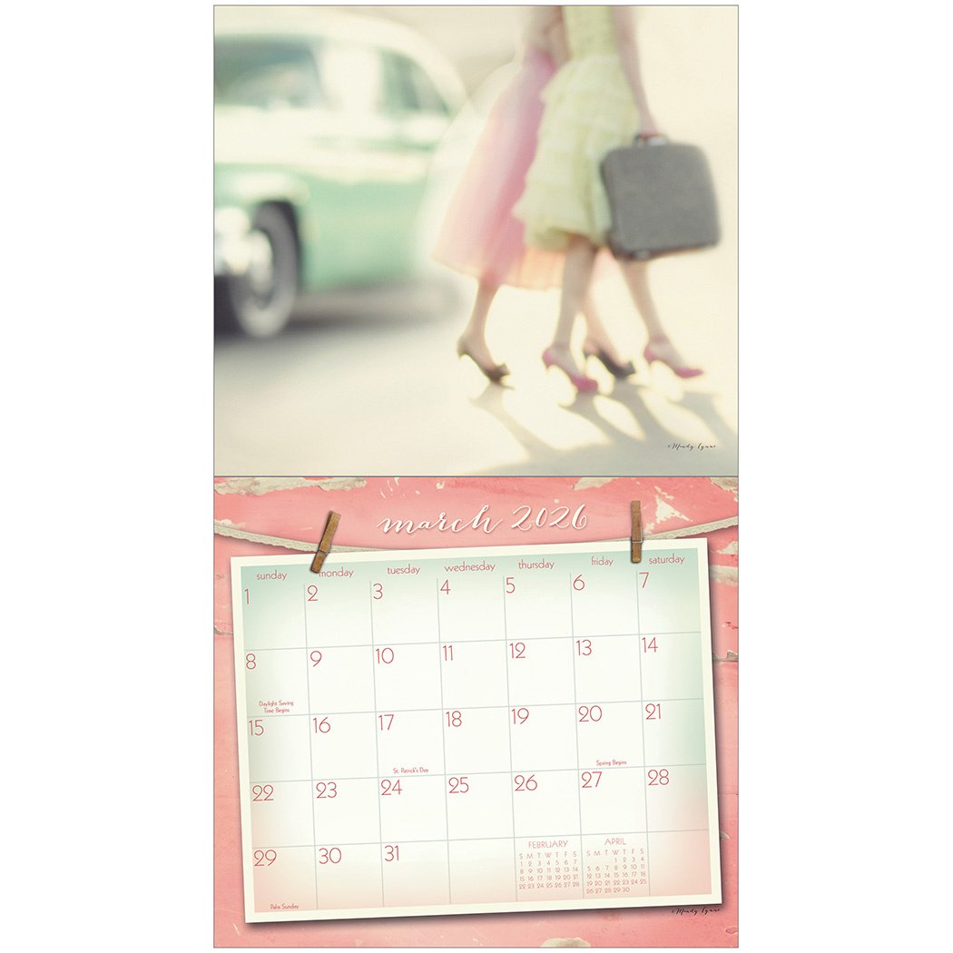 2026 Legacy Vintage Pink - Deluxe Wall Calendar