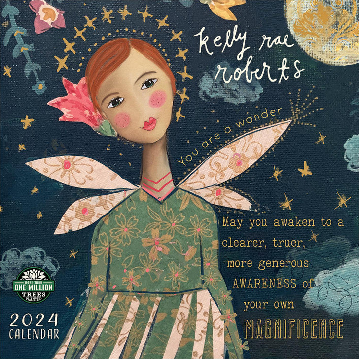 2024 Kelly Rae Roberts Square Wall Calendar Art Calendars by Amber