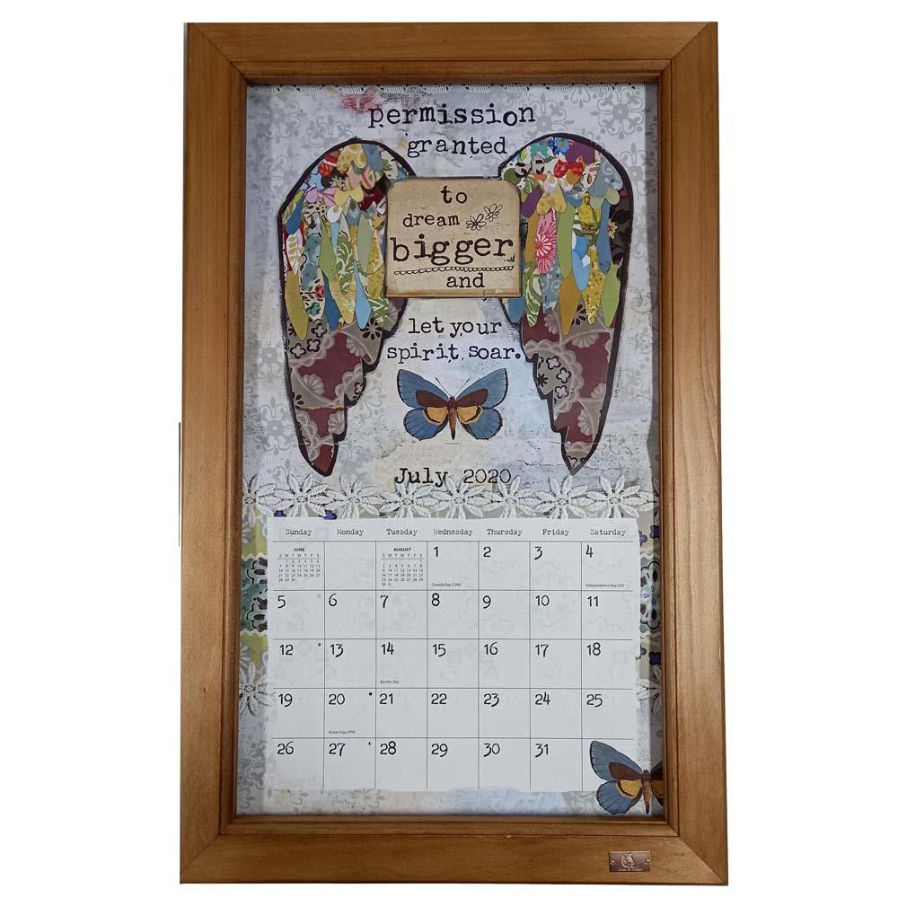 Farmhouse Stained LANG & LEGACY Calendar Frame Calendar Frame Gwen St Designs