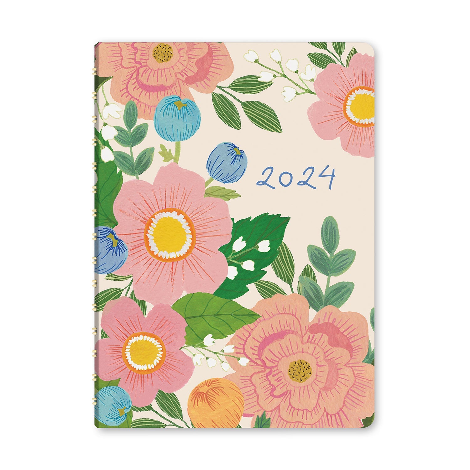 2024 Large Slim & Wide Weekly Planner, 01 Blossom Pink