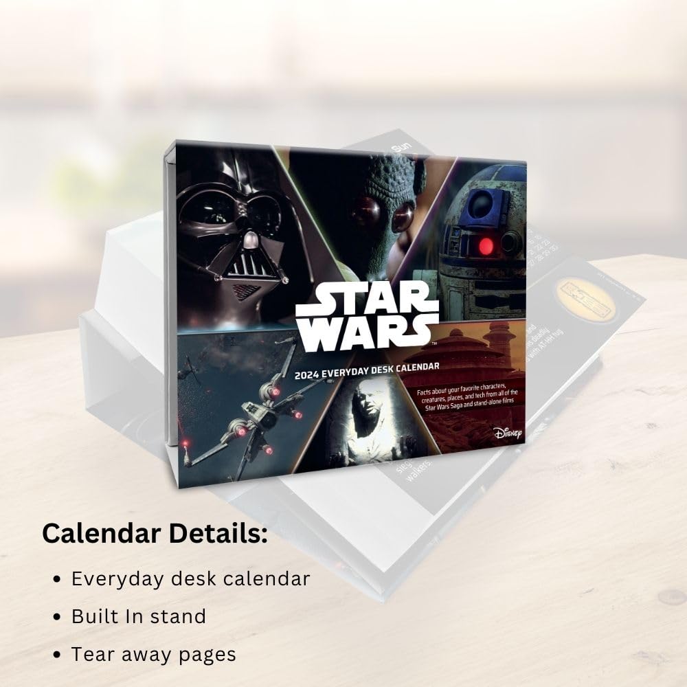 2024 Star Wars - Daily Boxed Page-A-Day Calendar  SOLD OUT