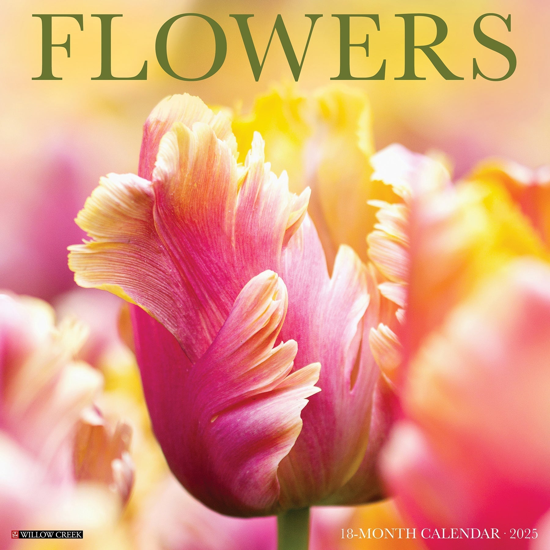 2025 Flowers - Square Wall Calendar (US Only)