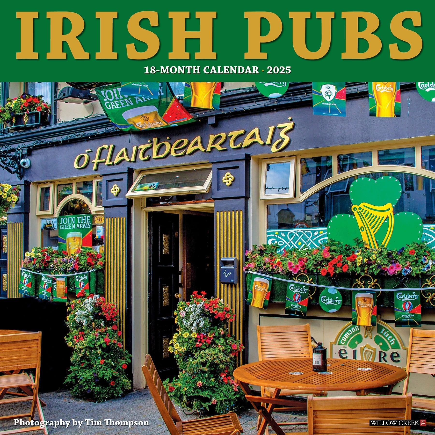 2025 Irish Pubs - Square Wall Calendar (US Only)