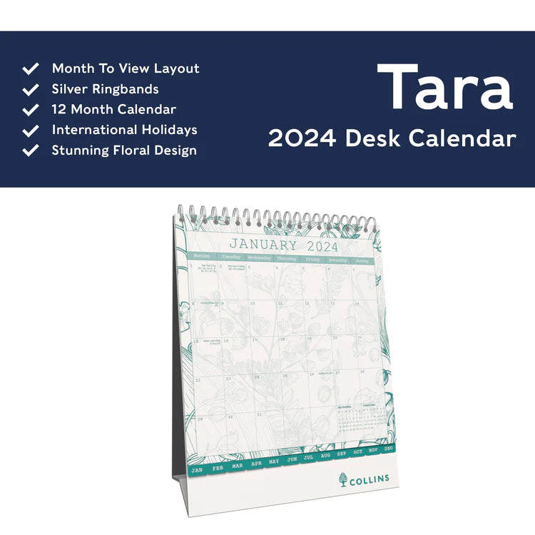 2024 Tara - Desk Easel Calendar  SOLD OUT