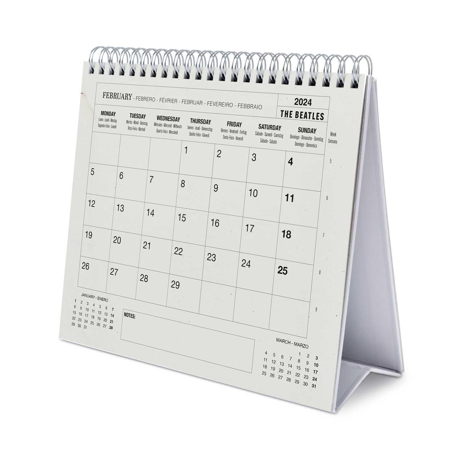 2024 Beatles - Desk Easel Calendar  SOLD OUT