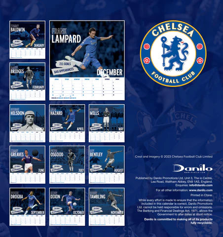 2024 Chelsea FC - Desk Easel Calendar  SOLD OUT