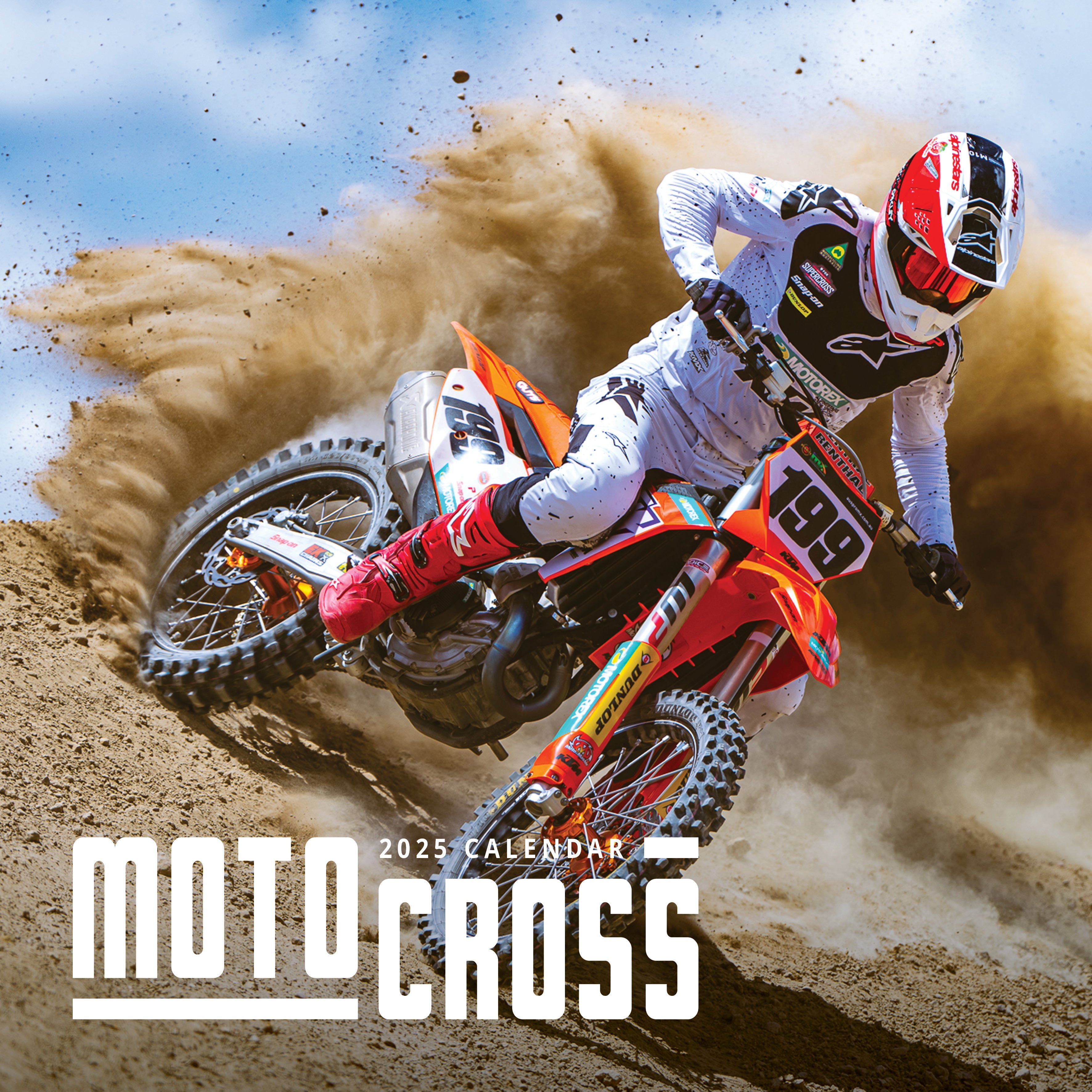 2025 Motocross - Square Wall Calendar