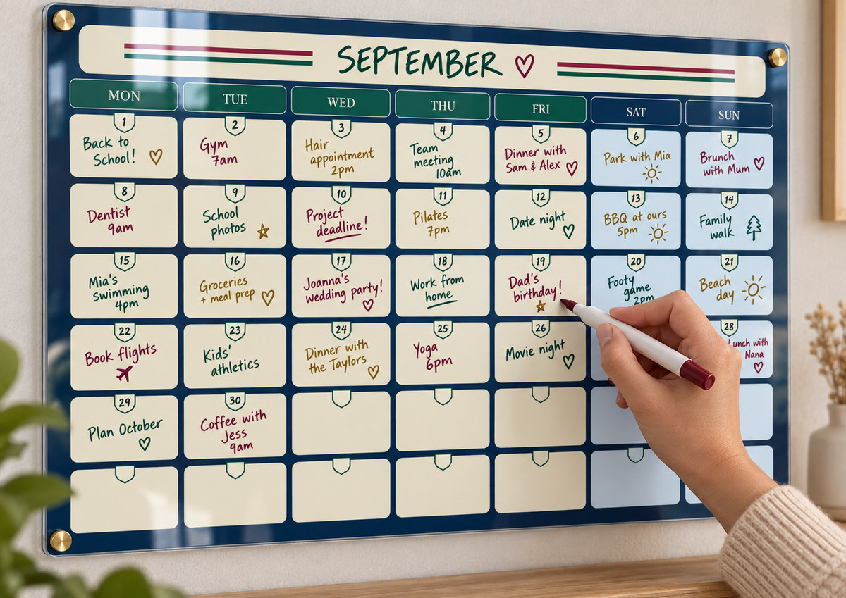 05_-_Heritage_Stripe_A3_Acrylic_Wall_Calendar_-_Dry_Erase_-_EP-AC-A3-020_-_649310204953_-_Writing_in_Use.png