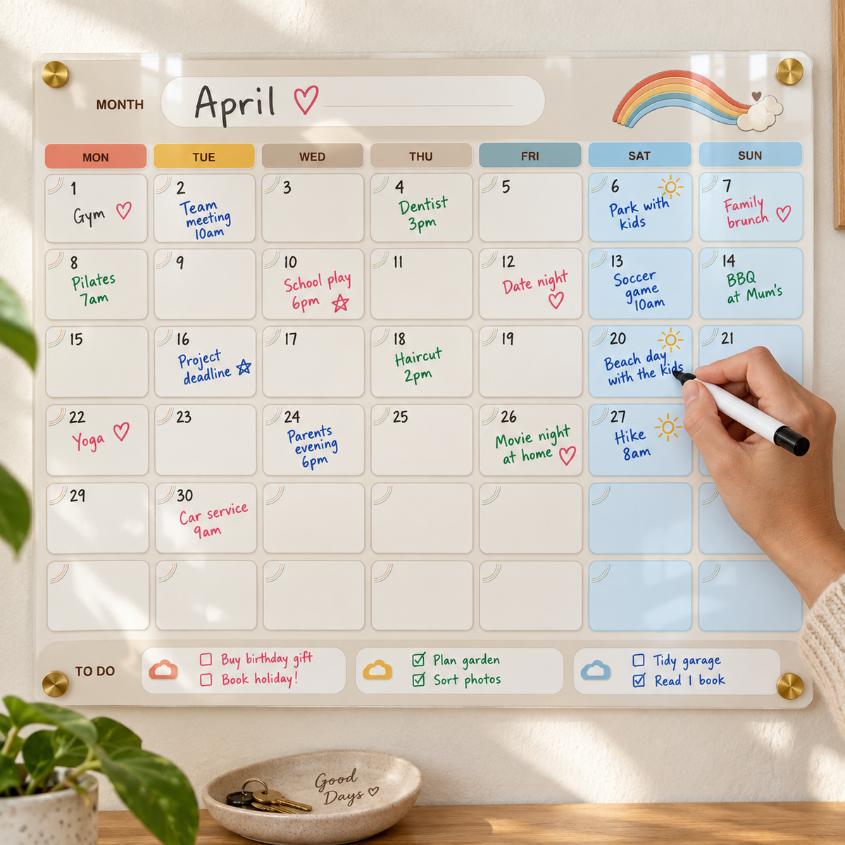 05_-_Rainbow_Sky_A3_Acrylic_Wall_Calendar_-_Dry_Erase_-_EP-AC-A3-024_-_649310204991_-_Writing_in_Use.png
