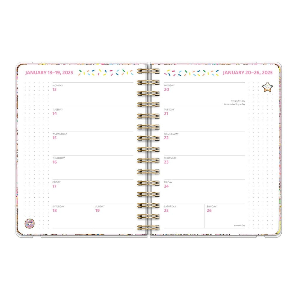 2025 Tokidoki Donutella - Deluxe Compact Flexi Weekly & Monthly Diary/Planner