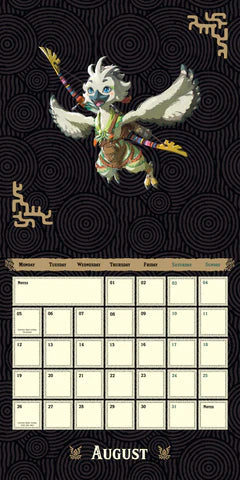 2024 The Legend Of Zelda - Square Wall Calendar  SOLD OUT