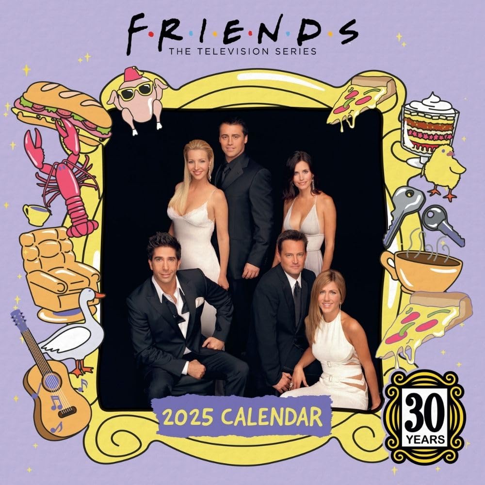 2025 Friends - Square Wall Calendar