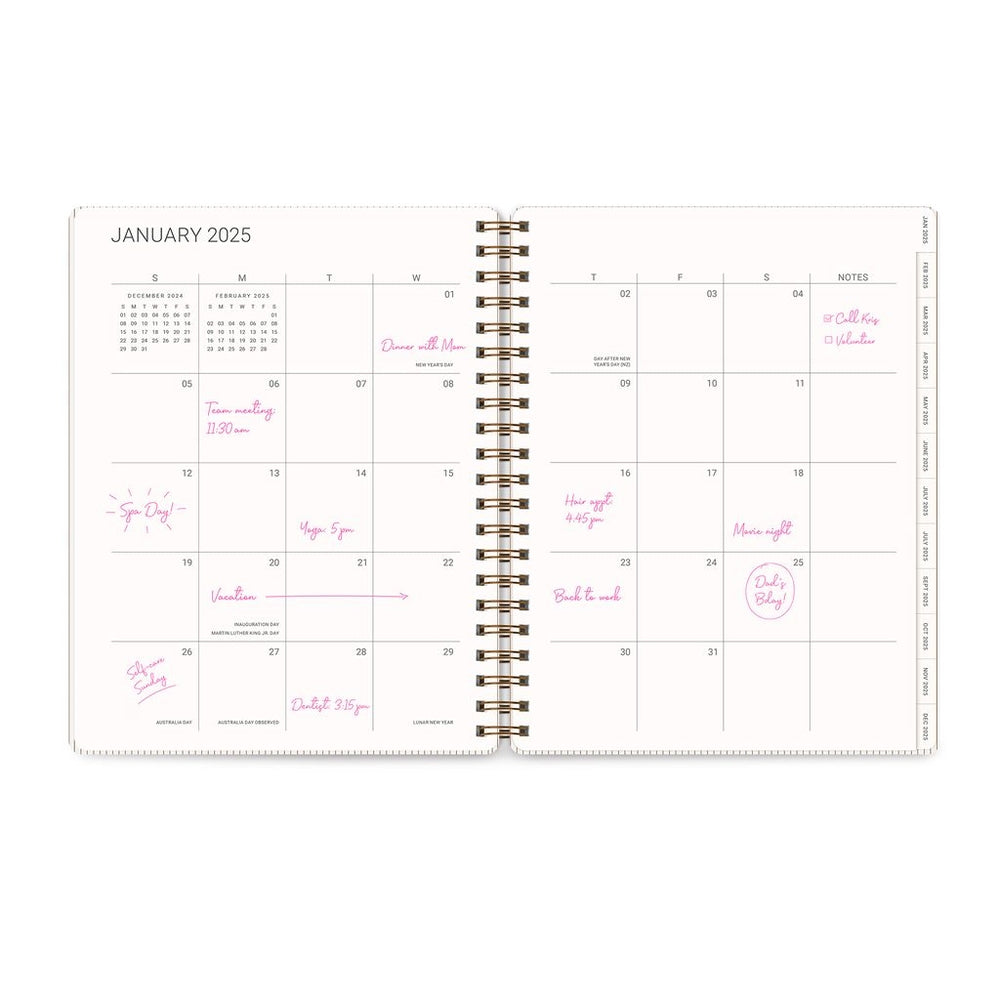 2025 Tawny Brown - Baxter Weekly & Monthly Diary/Planner