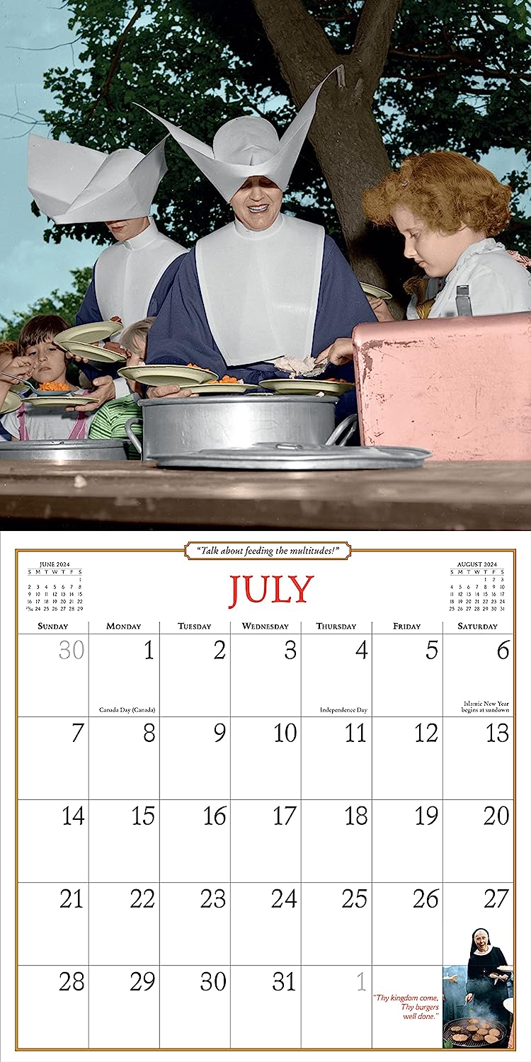 2024 The Original Nuns Having Fun - Square Wall Calendar  SOLD OUT