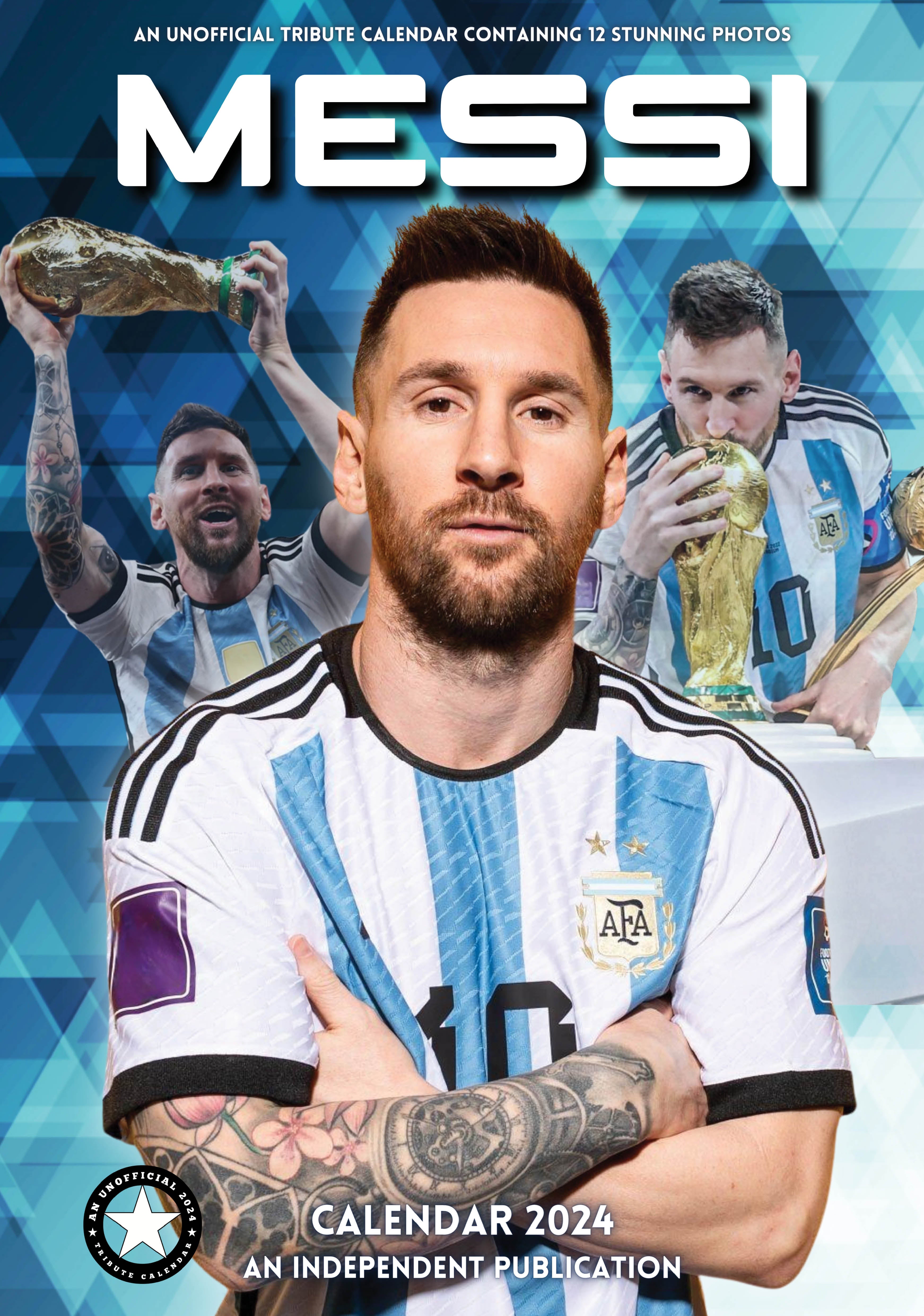 2024 Lionel Messi - A3 Wall Calendar