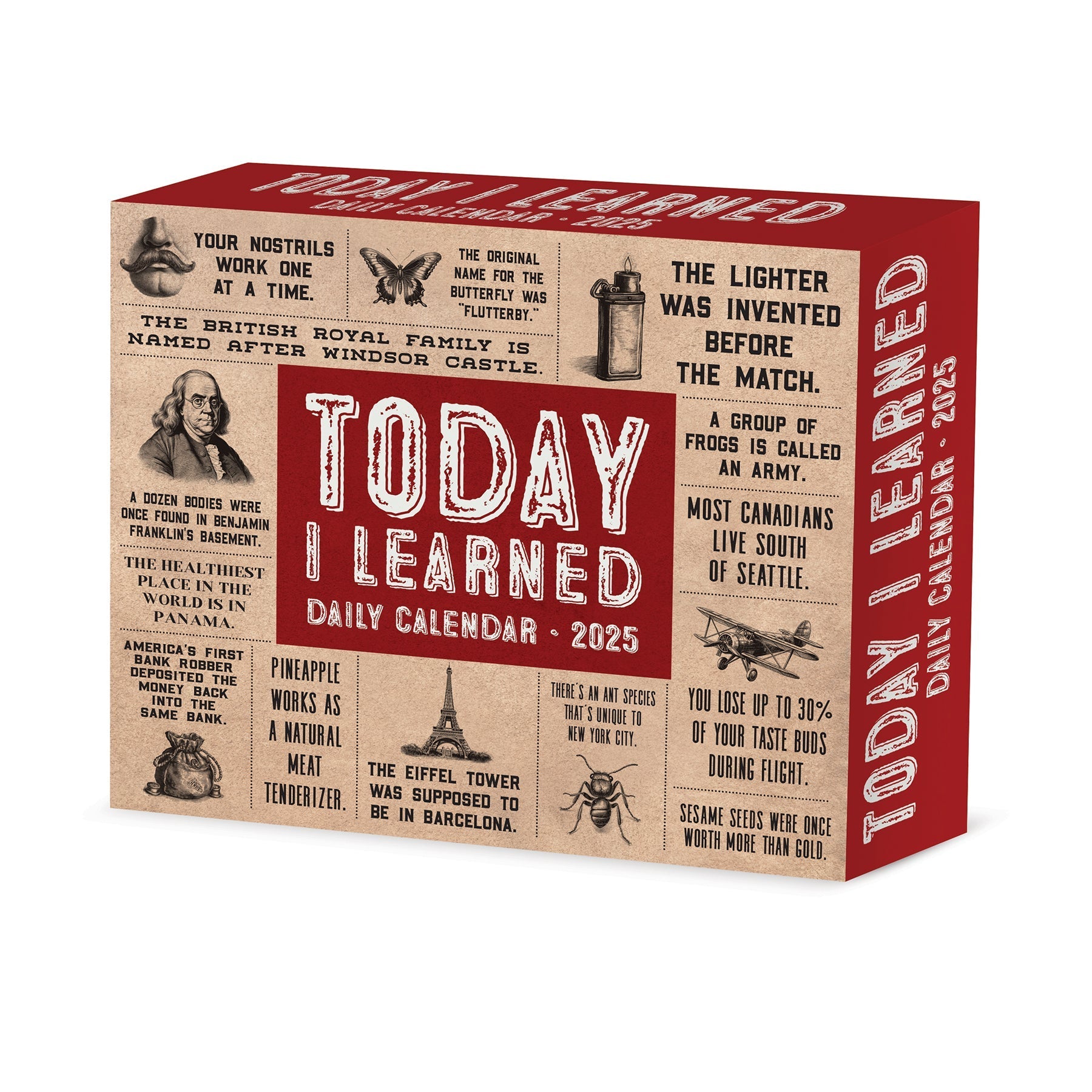 2025 Today I Learned (TIL) - Daily Boxed Page-A-Day Calendar (US Only)