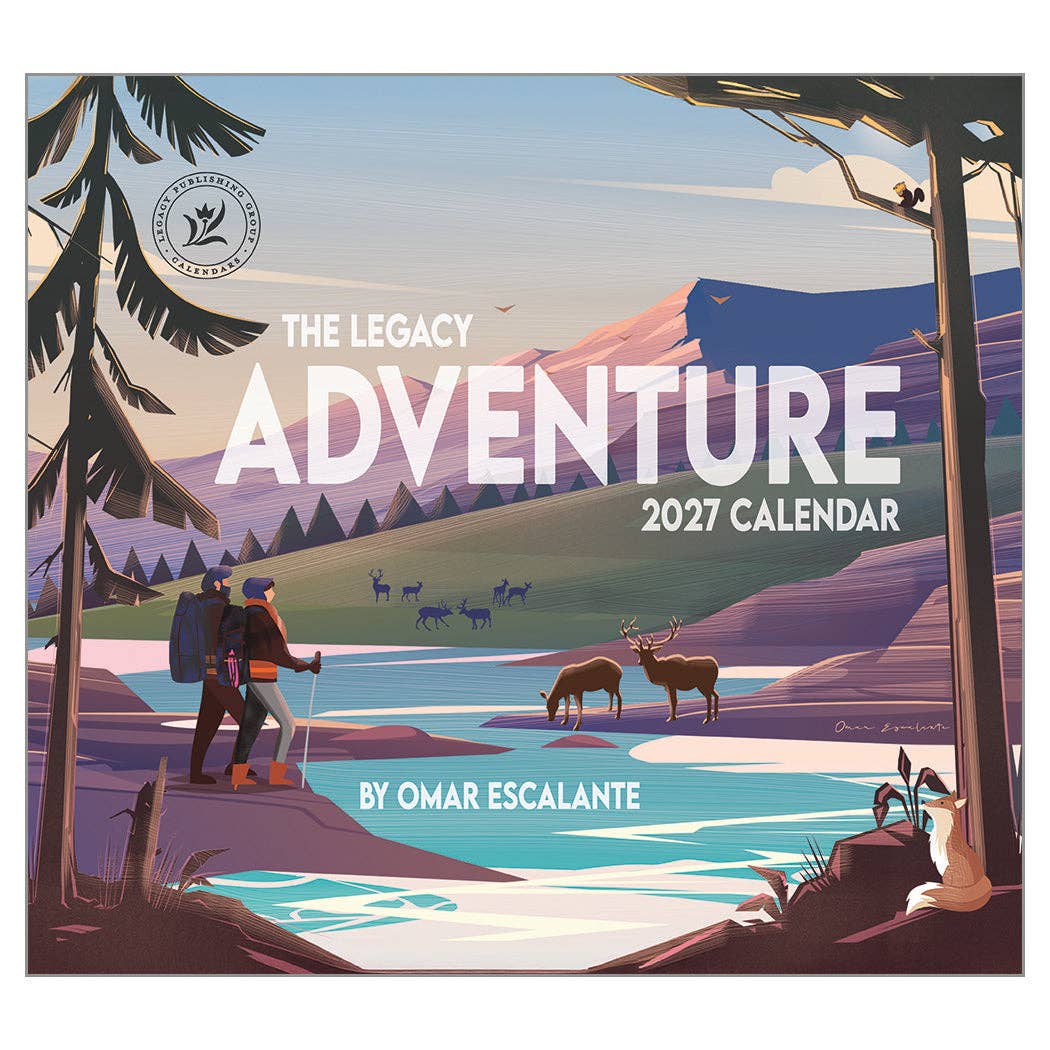 2027 Adventure - Deluxe Wall Calendar by Omar Escalante