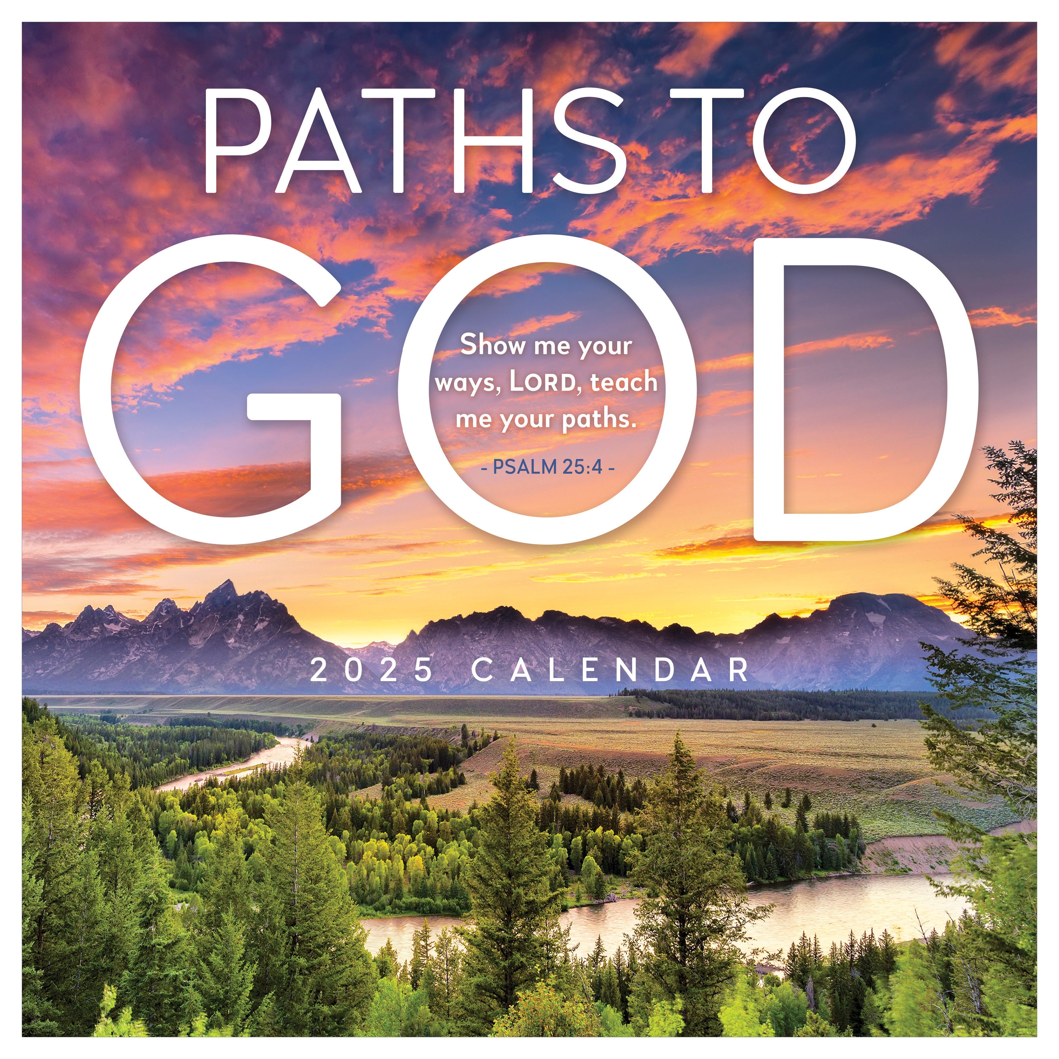2025 Paths to God - Square Wall Calendar