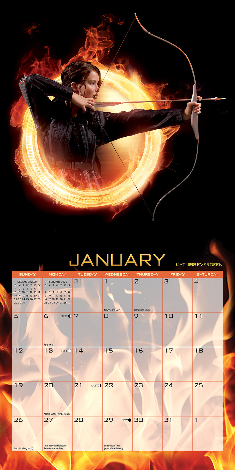 2025 Hunger Games - Mini Wall Calendar (US Only)