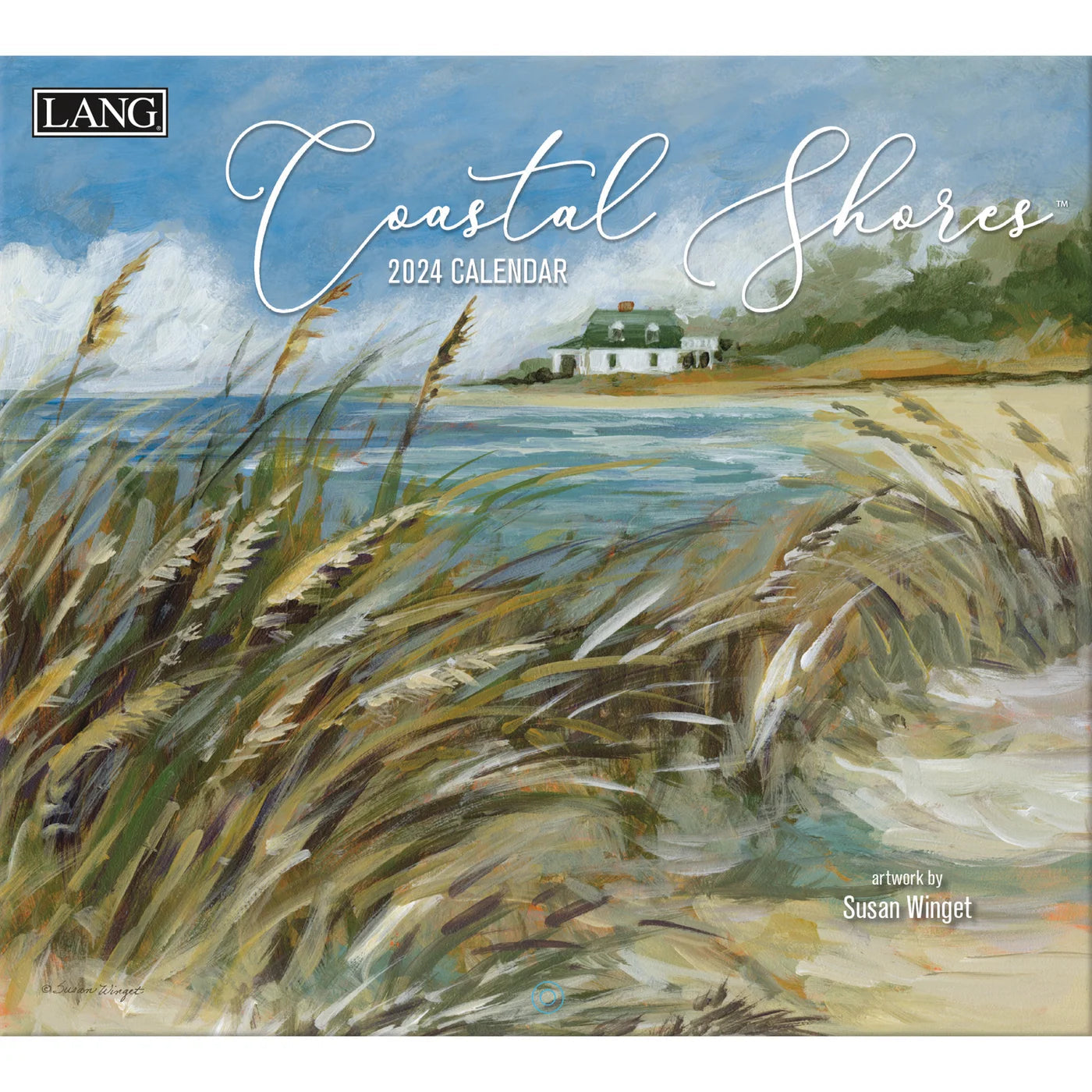 2024 LANG Coastal Shores By Susan Winget - Deluxe Wall Calendar