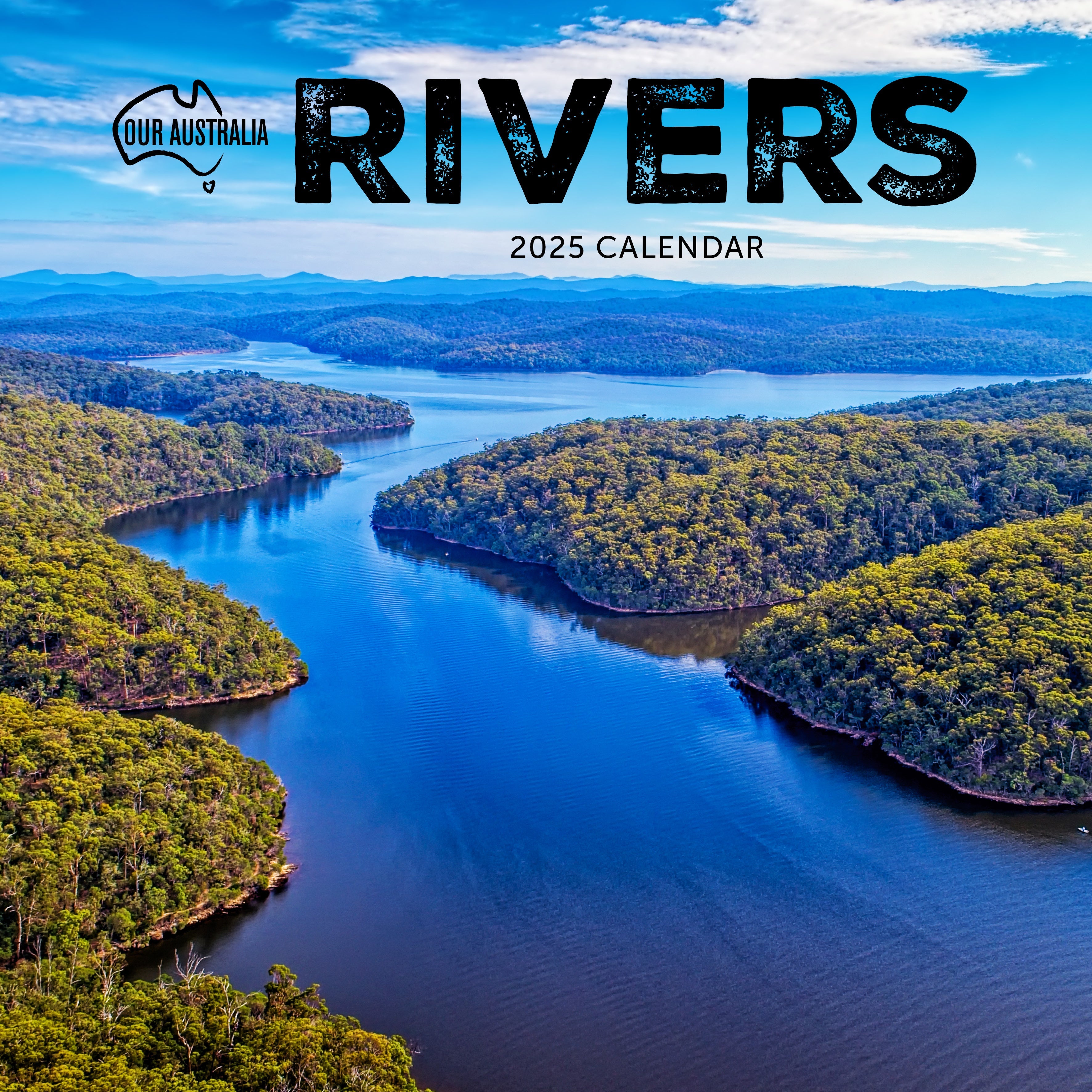 2025 Our Australia Rivers - Square Wall Calendar
