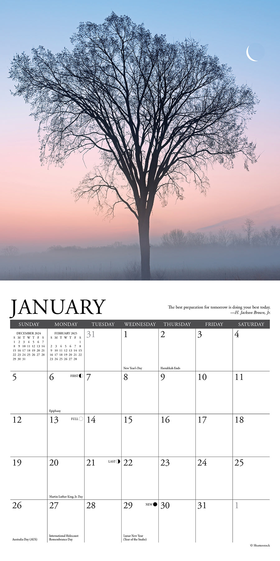 2025 Inspirations - Mini Wall Calendar (US Only)