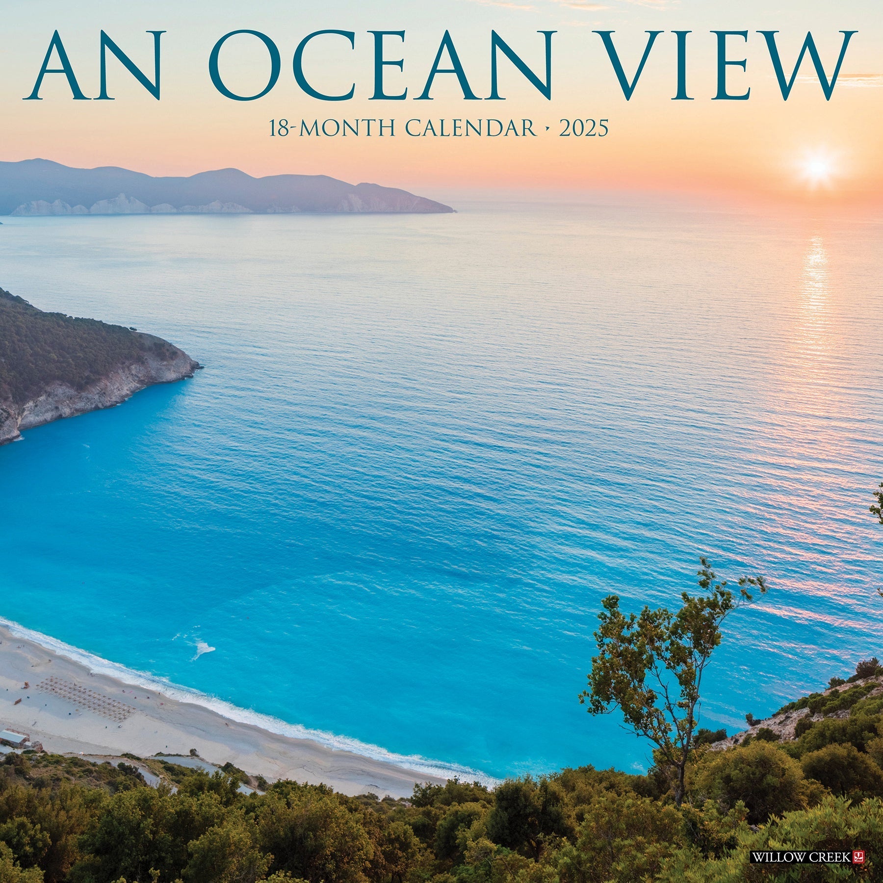 2025 Ocean View - Square Wall Calendar (US Only)