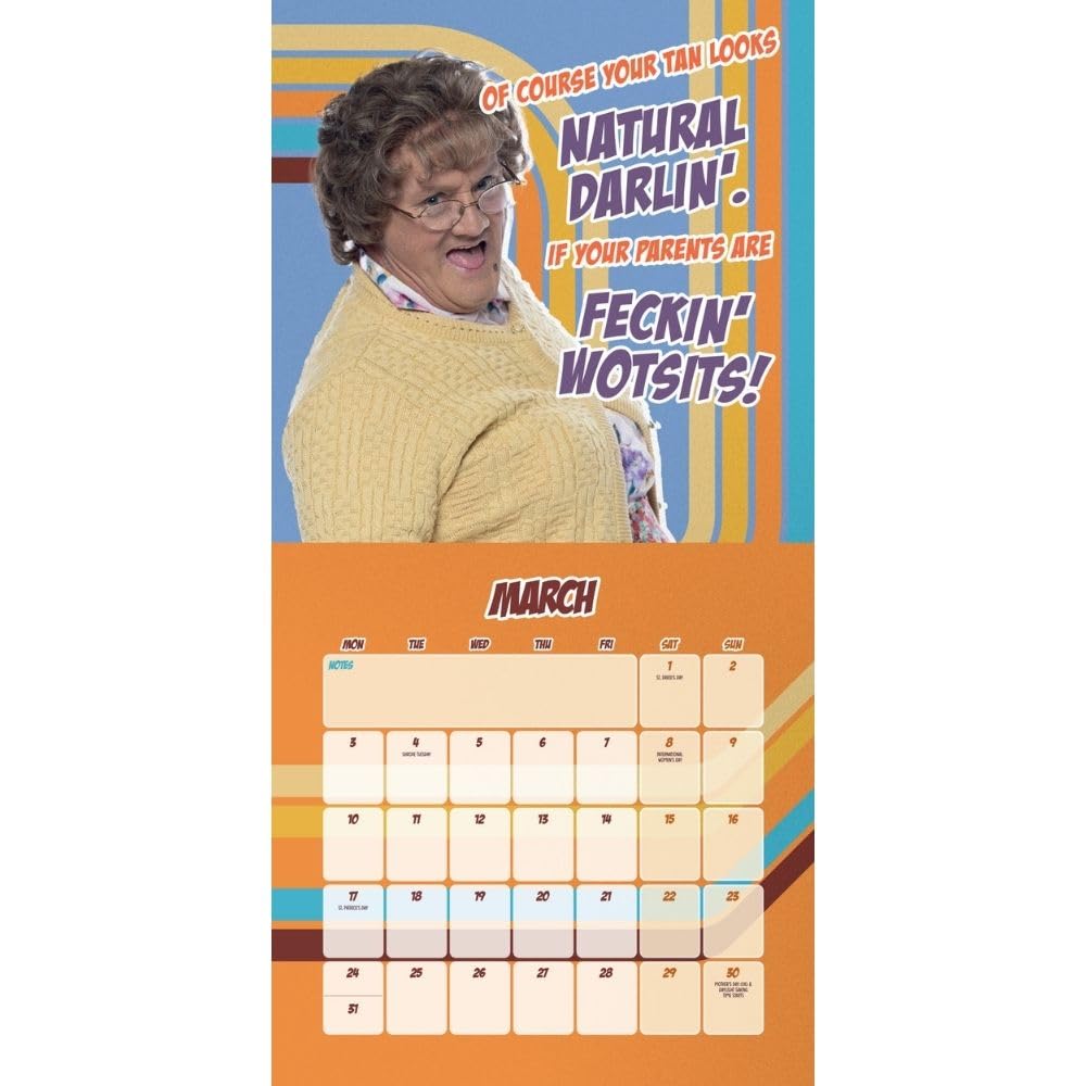 2025 Mrs Browns Boys - Square Wall Calendar