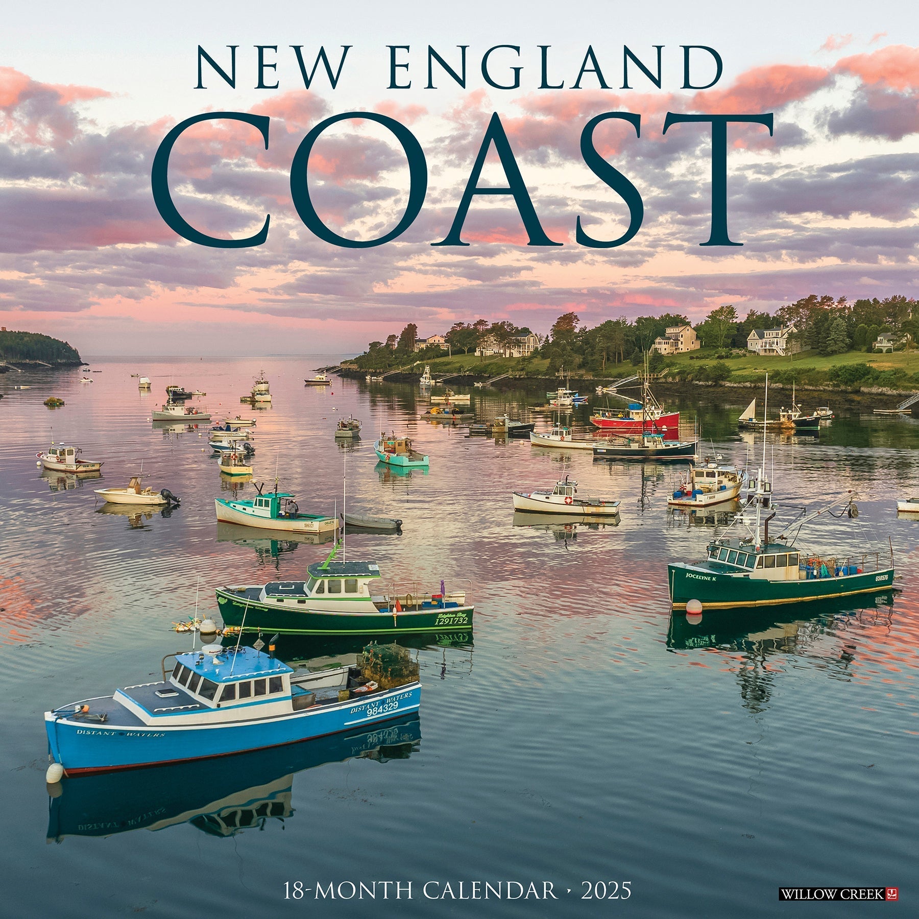 2025 New England Coast - Square Wall Calendar (US Only)