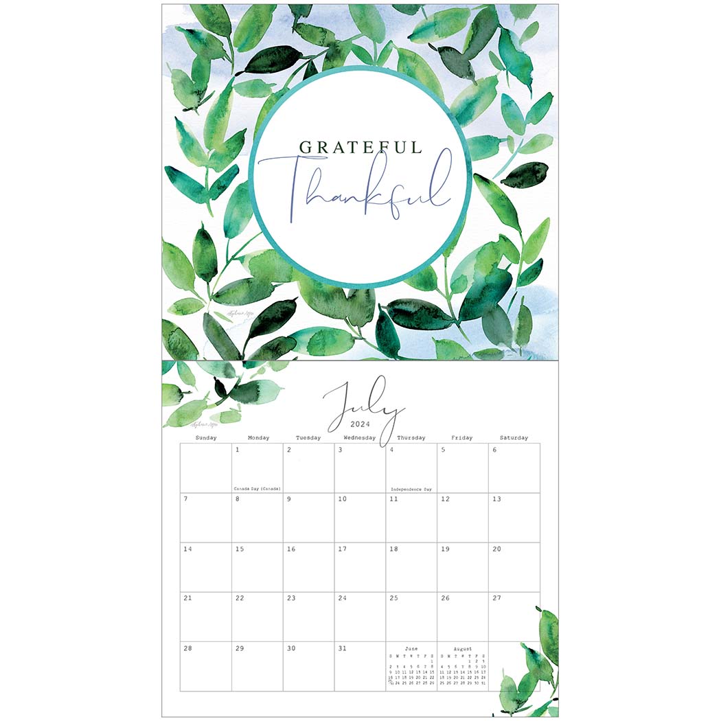 2024 Legacy Gratitude - Deluxe Wall Calendar