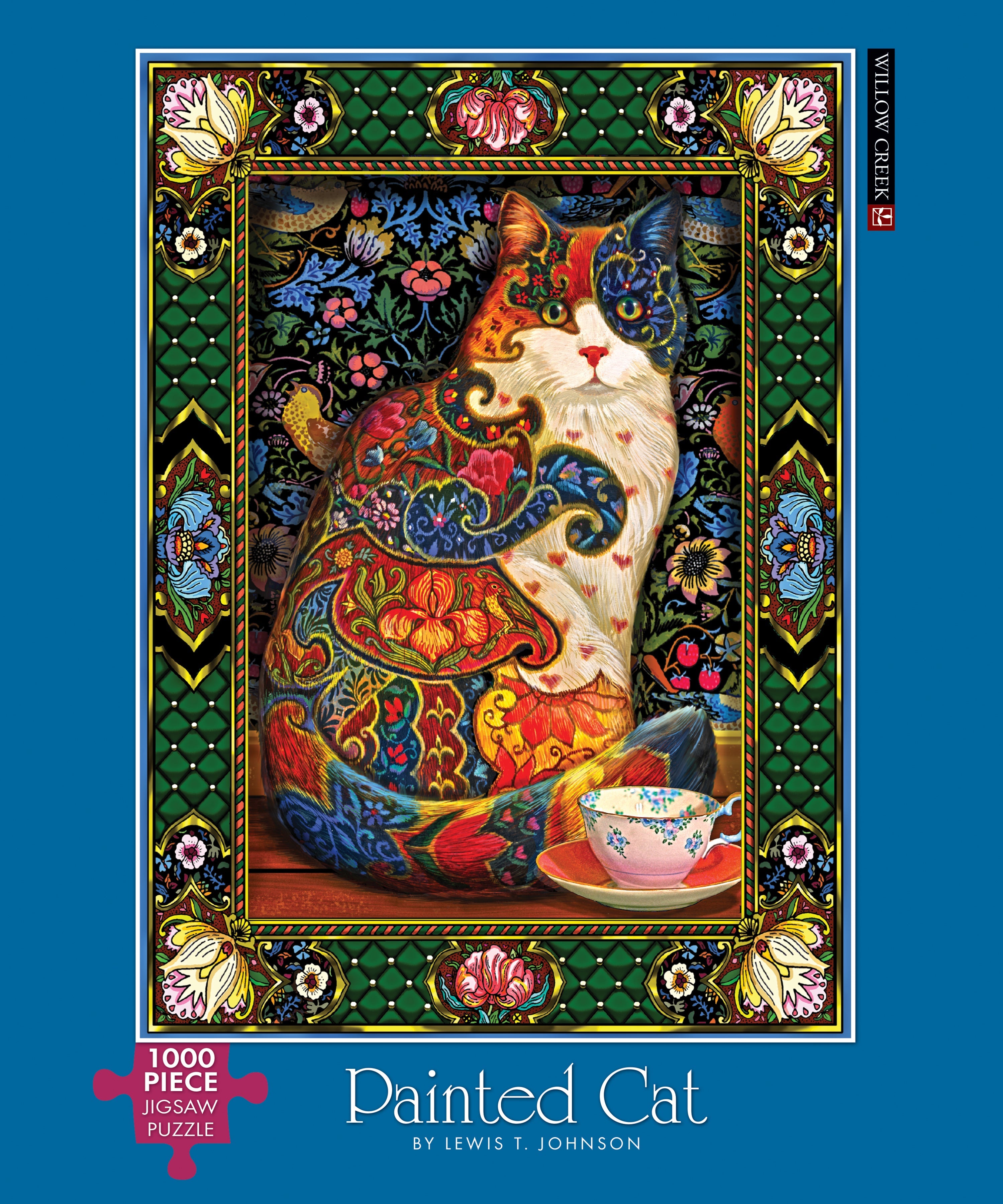 Painted Cat 1000 Piece - Jigsaw Puzzle