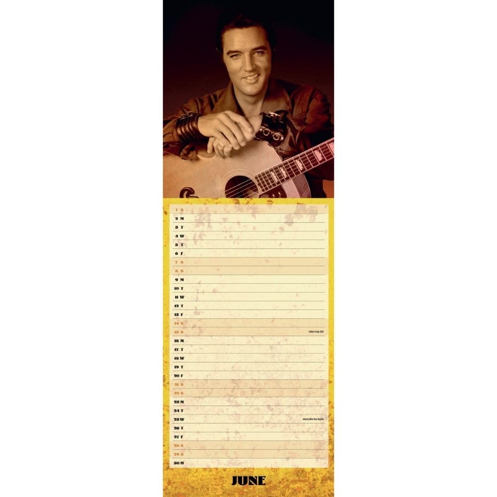 2025 Elvis - Slim Wall Calendar