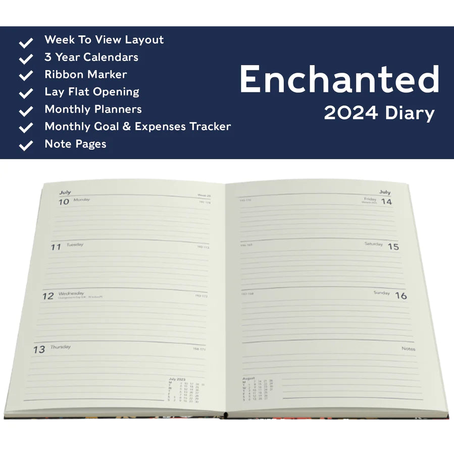 2024-2026 Light Blue Enchanted - Weekly Diary/Planner  SOLD OUT