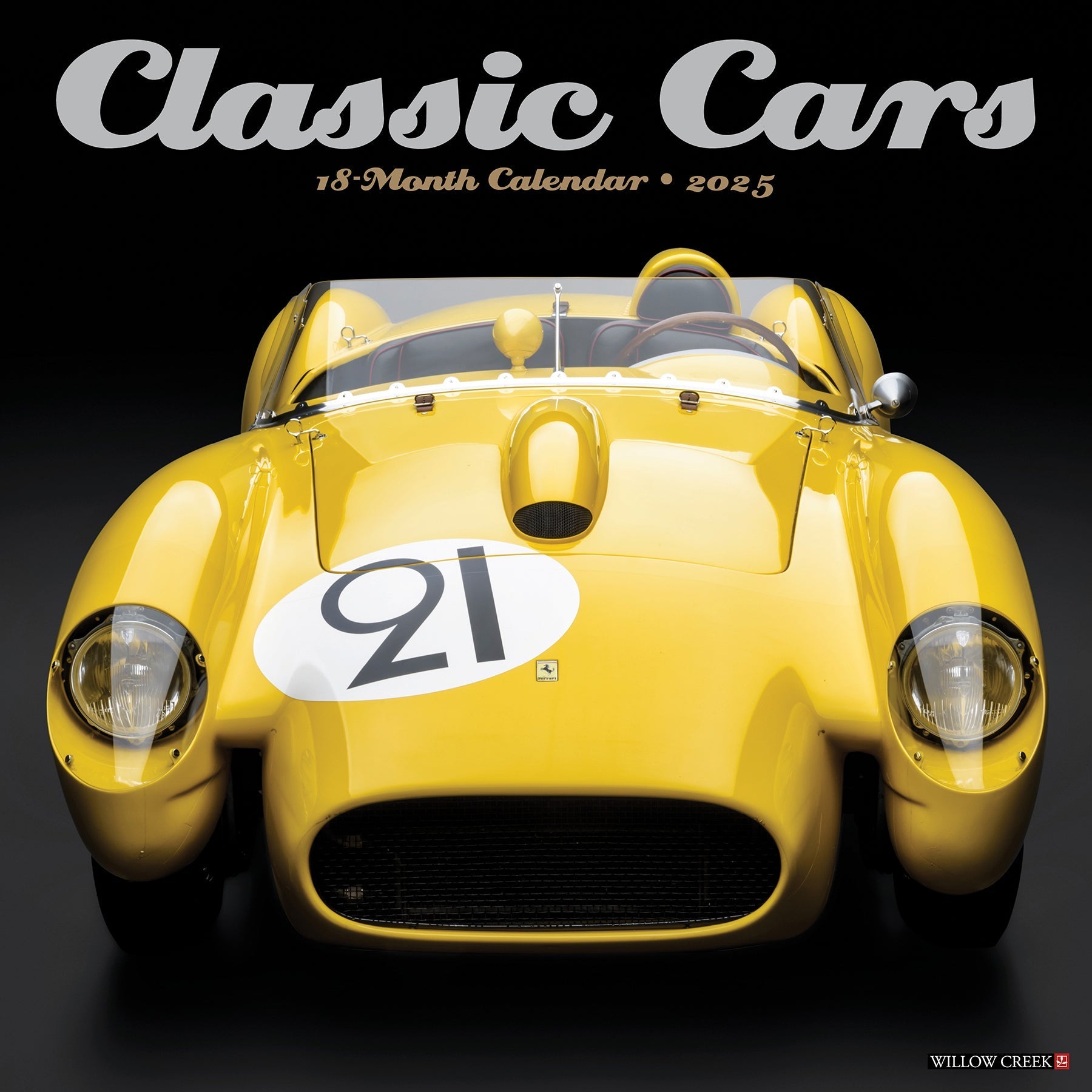 2025 Classic Cars - Square Wall Calendar (US Only)