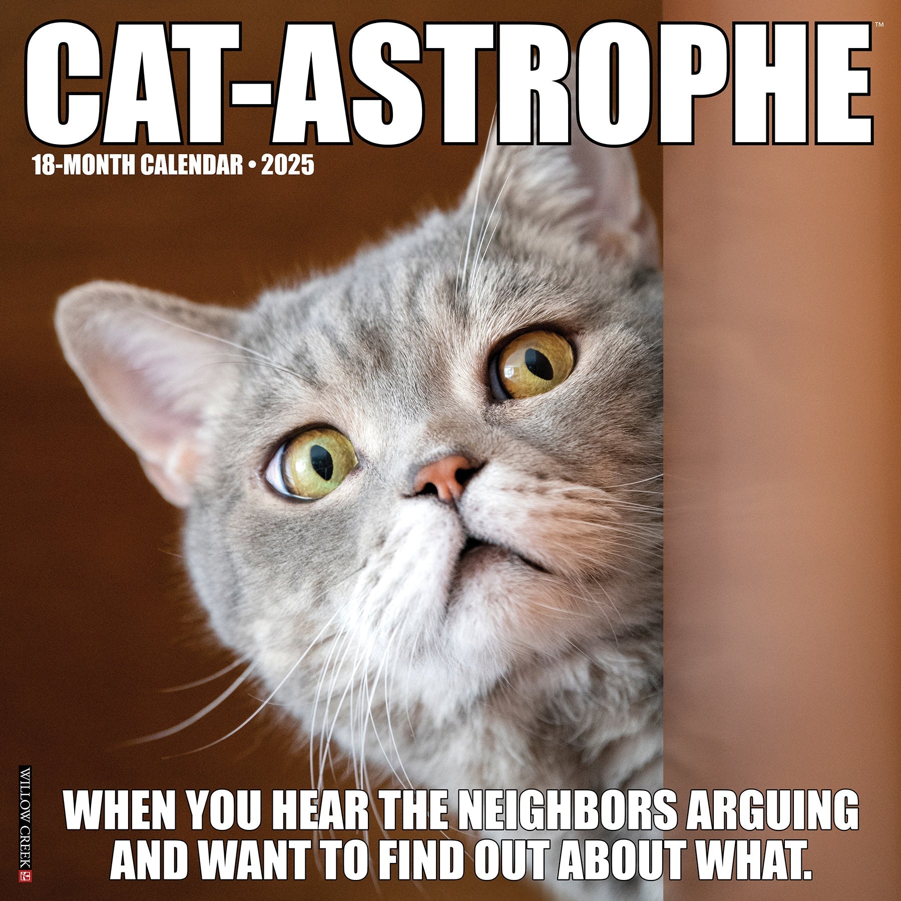 2025 Cat-astrophe - Square Wall Calendar (US Only)