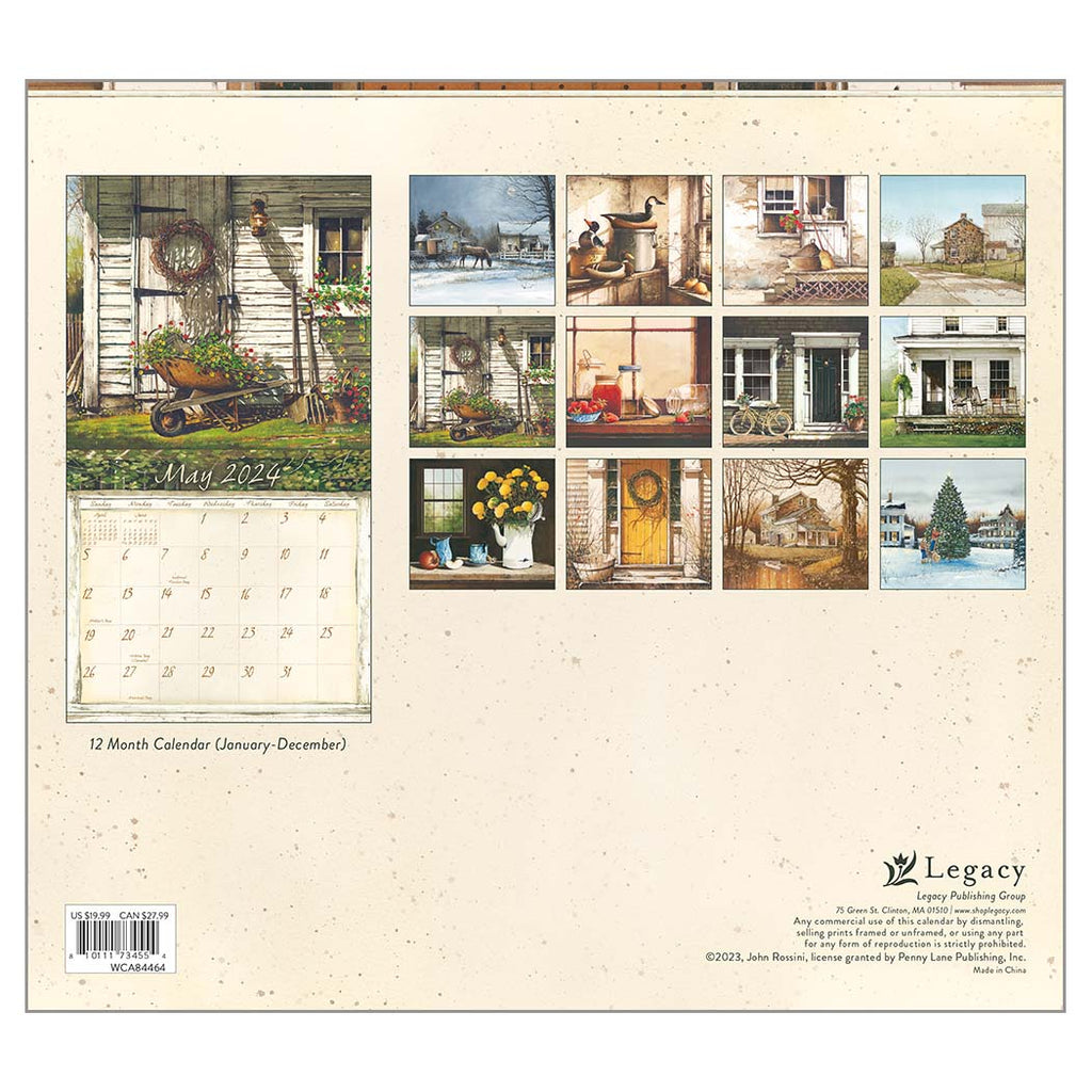 2024 Legacy Life Itself Deluxe Wall Calendar Art Calendars by
