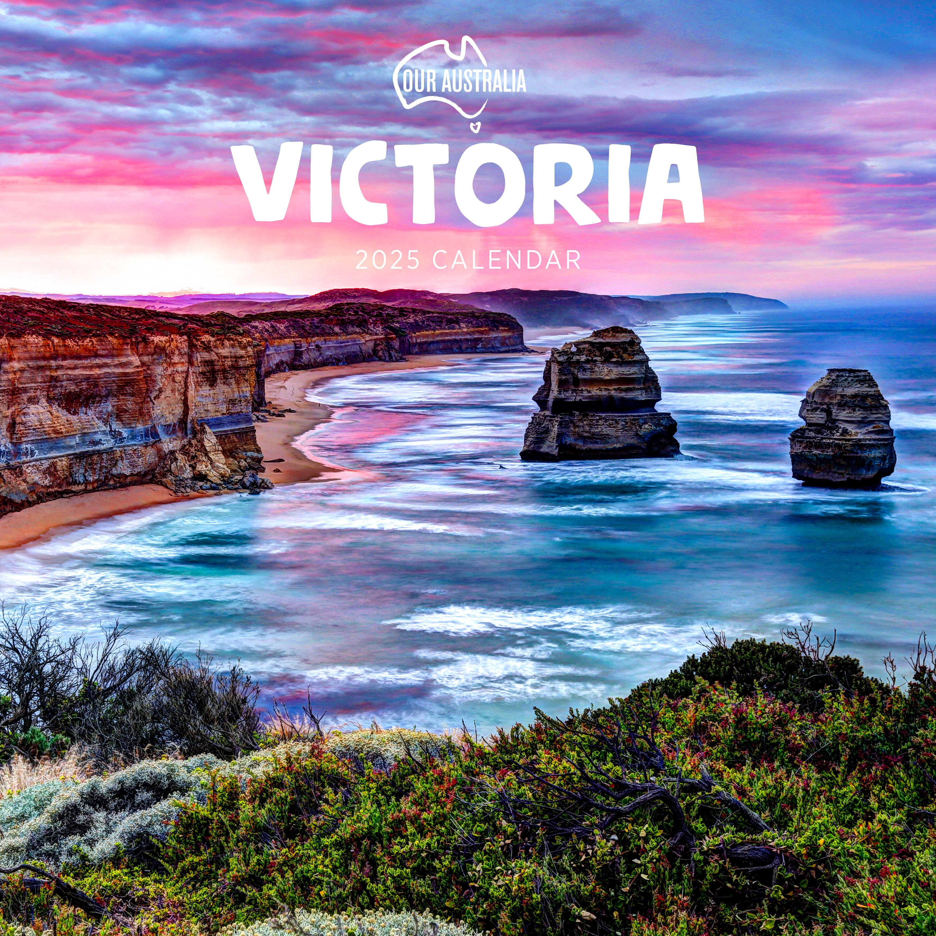 2025 Our Australia Victoria - Square Wall Calendar