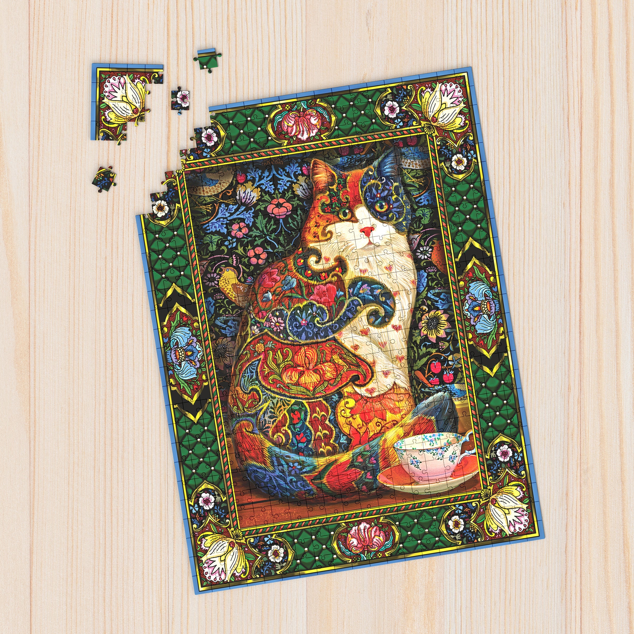 Painted Cat 1000 Piece - Jigsaw Puzzle