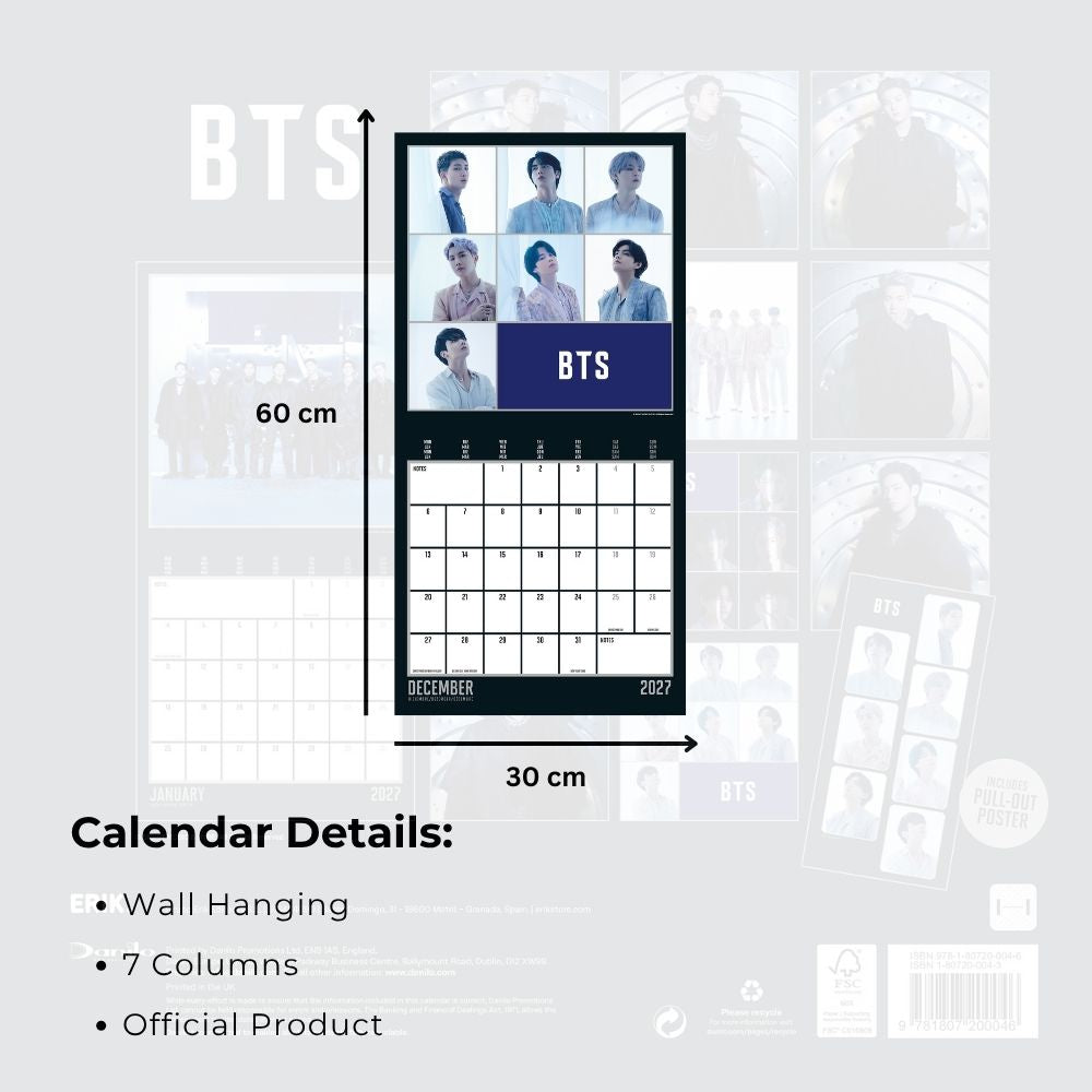 2027 Bts - Square Wall Calendar - product image 6