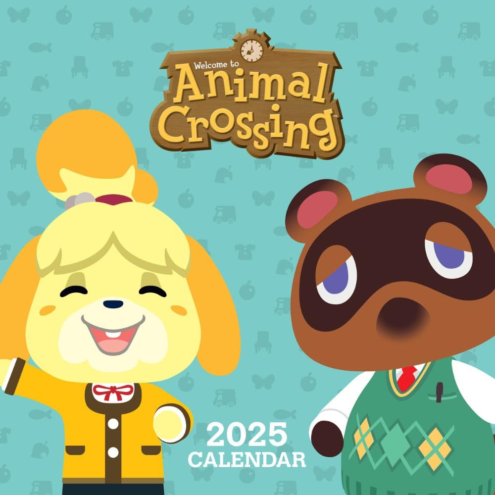 2025 Animal Crossing - Square Wall Calendar