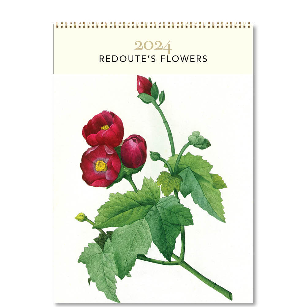 2024 Redoute's Flowers - Deluxe Wall Calendar