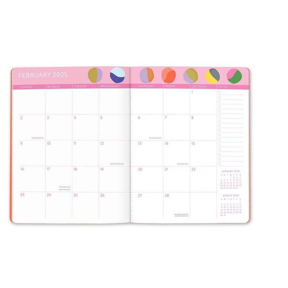 2025 Painter's Palette - Just Right Monthly Diary/Planner