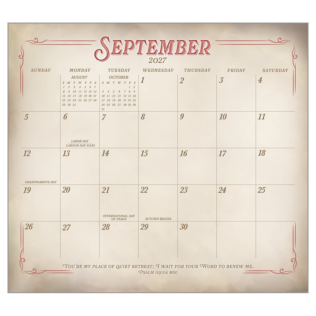 2027 Little Lessons In Love - Deluxe Wall Calendar by Susan Lordi