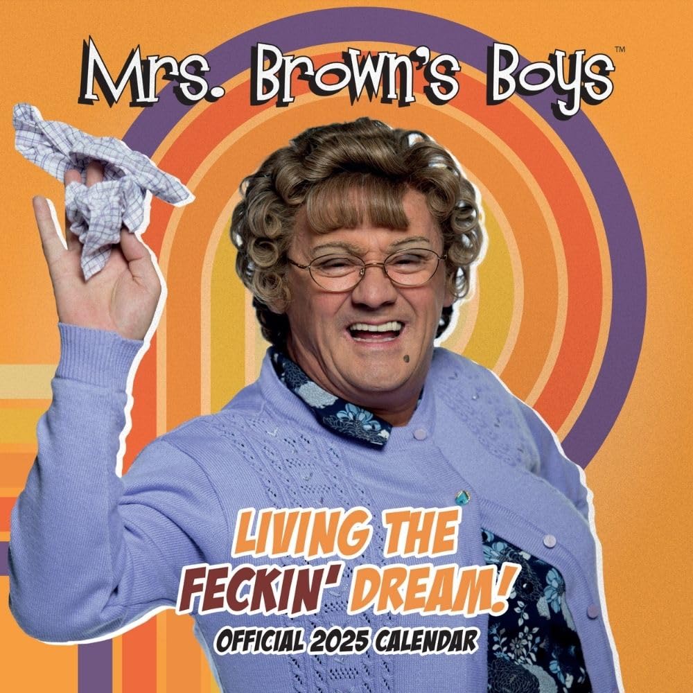 2025 Mrs Browns Boys - Square Wall Calendar